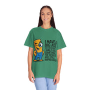 Funny Graphic T-Shirt — “I Have a Big Ass” Cartoon Novelty Tee