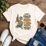 I Don't Love My Job But It Pays Short-Sleeve Unisex T-Shirt