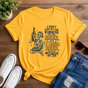 I Don't Love My Job But It Pays Short-Sleeve Unisex T-Shirt