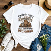 I'm always forced to do stuff, I'm not qualified for  Short-Sleeve Unisex T-Shirt