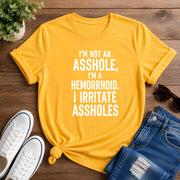 I'm Not As*hole, I'm Hemorrhoid Short-Sleeve Unisex T-Shirt