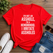 I'm Not As*hole, I'm Hemorrhoid Short-Sleeve Unisex T-Shirt